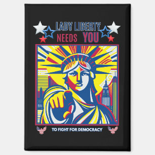 Lady Liberty heeft je nodig! Black BG vecht tegen Magneet
