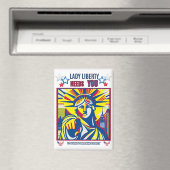 Lady Liberty heeft je nodig! White BG vecht tegen  Magneet (Insitu (Vaatwasser))