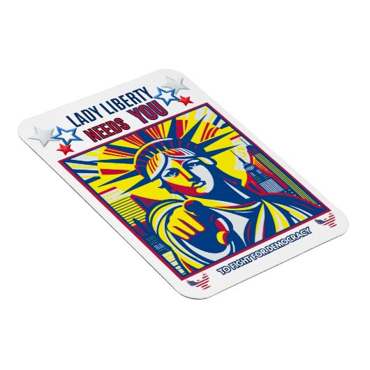 Lady Liberty heeft je nodig! White BG vecht tegen  Magneet (Rechterzijde)