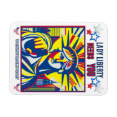 Lady Liberty heeft je nodig! White BG vecht tegen  Magneet (Horizontaal)