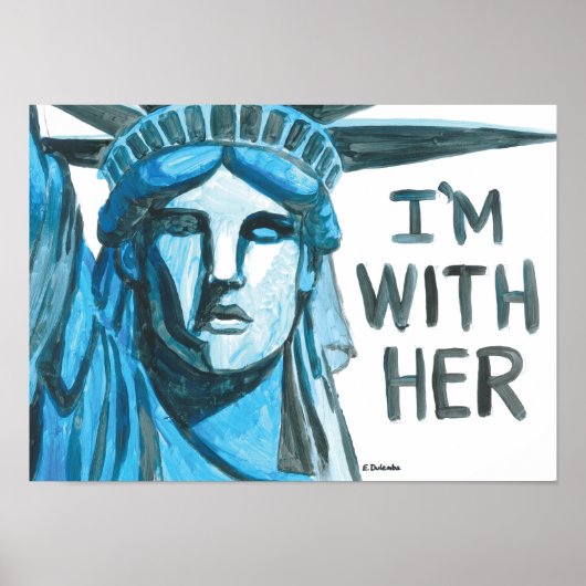 Lady Liberty - Ik ben bij haar Poster (Voorkant)