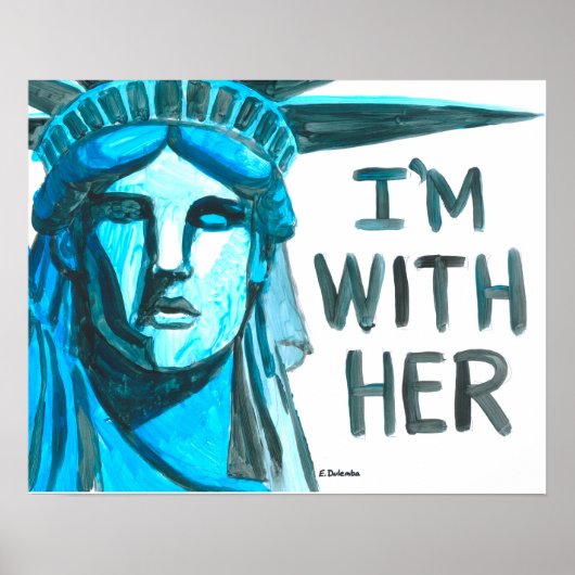 Lady Liberty - Ik ben bij haar Poster (Voorkant)
