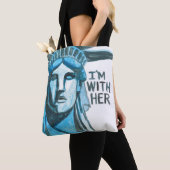 Lady Liberty - Ik ben bij haar Tote Bag (Dichtbij)