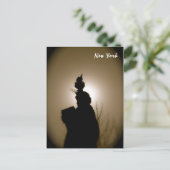 Lady Liberty in al haar glorie Briefkaart (Staand voorkant)