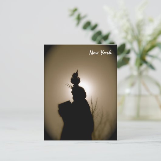 Lady Liberty in al haar glorie Briefkaart (Staand voorkant)