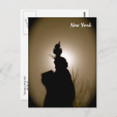 Lady Liberty in al haar glorie Briefkaart (Voorkant / Achterkant)