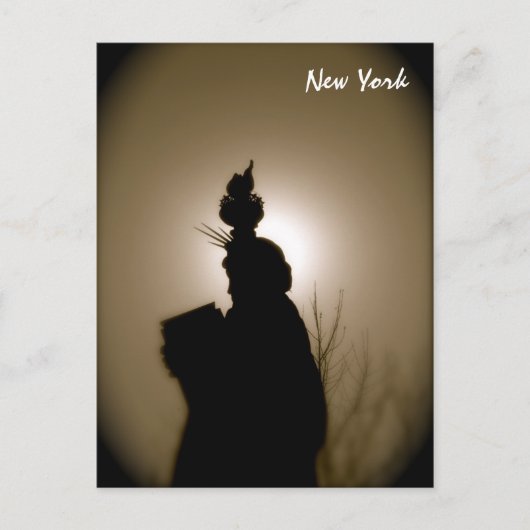 Lady Liberty in al haar glorie Briefkaart (Voorkant)