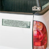 LADY LIBERTY - JOHN F. KENNEDY CITAAT - MINUTEMEN BUMPERSTICKER (Op Truck)