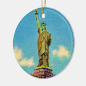 Lady Liberty Keramisch Ornament (Links)