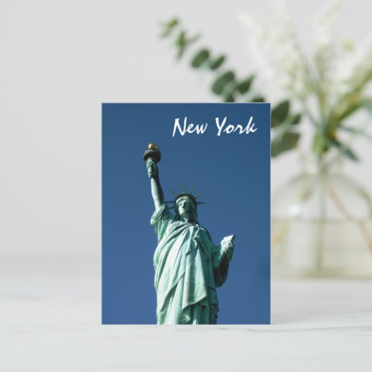 Lady Liberty (kleur) Briefkaart (Staand voorkant)