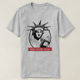 Lady Liberty Lees verboden boeken T-shirt