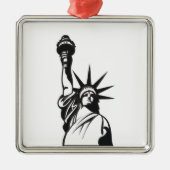 Lady Liberty Metalen Ornament (Voorkant)