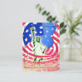 Lady Liberty, New York Briefkaart (Staand voorkant)
