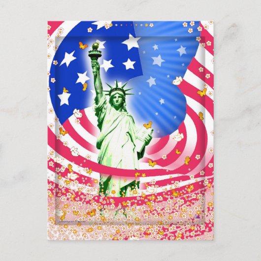 Lady Liberty, New York Briefkaart (Voorkant)