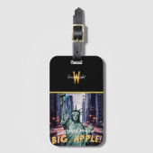 Lady Liberty New York City Groet Bagagelabel (Voorkant (verticaal))