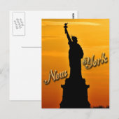 Lady Liberty, New York City, NY USA Briefkaart (Voorkant / Achterkant)