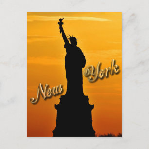 Lady Liberty, New York City, NY USA Briefkaart