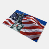 Lady Liberty, Old Glory Doormat Deurmat (Schuin)