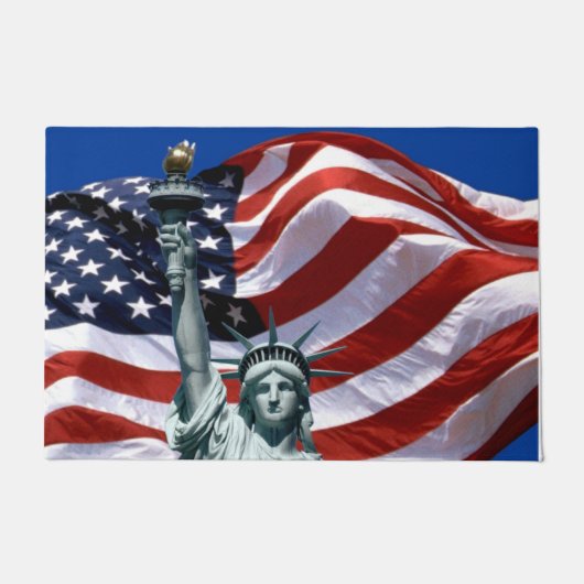 Lady Liberty, Old Glory Doormat Deurmat (Voorkant)