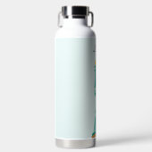 Lady Liberty op Light Sky Blue Waterfles (Voorkant)