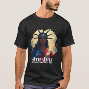 Lady Liberty opnieuw voorgesteld - Een nieuw gezic T-shirt