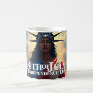 Lady Liberty opnieuw vormgegeven – Een nieuw gezic Magische Mok