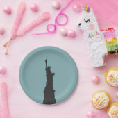 Lady Liberty Paper-Borden Papieren Bordje (Feest)