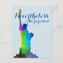 Lady Liberty Persisted Briefkaart