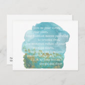 Lady Liberty Poem Briefkaart (Voorkant / Achterkant)