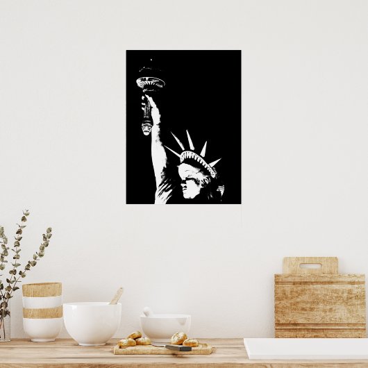 Lady Liberty Poster (Keuken)