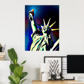 Lady Liberty Poster (Thuiskantoor)