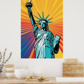 Lady Liberty Poster (Keuken)