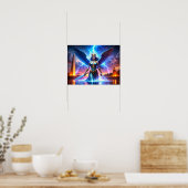Lady Liberty Pro-Democratie VS Worth Saving Kunst Poster (Keuken)