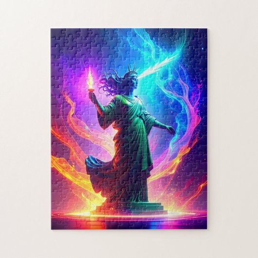 Lady Liberty Restoring Our Nation's Freedoms Legpuzzel (Verticaal)