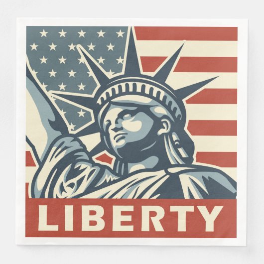 Lady Liberty Servet (Voorkant)