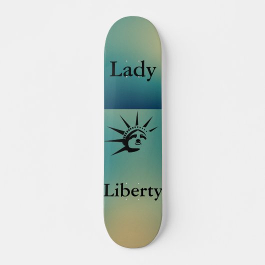 Lady Liberty Skateboard (Voorkant)