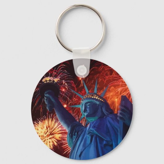 Lady Liberty Sleutelhanger (Voorkant)
