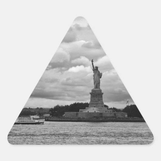 Lady Liberty. Standbeeld van de Vrijheid, VS Sticker (Voorkant)