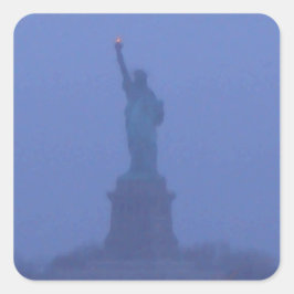 Lady Liberty Statue of Liberty USA 4 juli Vierkante Sticker