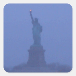 Lady Liberty Statue of Liberty USA 4 juli Vierkante Sticker