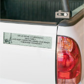 LADY LIBERTY - T ROOSEVLELT - HOUD OURZELVES ARMED BUMPERSTICKER (Op Truck)