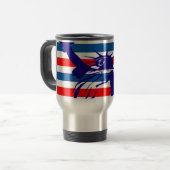 Lady Liberty Travel Mug Reisbeker (Voorkant links)