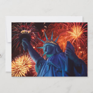 Lady Liberty-uitnodigingen Kaart