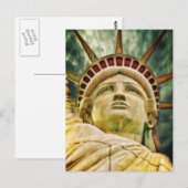 Lady Liberty, Vrijheidsbeeld Briefkaart (Voorkant / Achterkant)