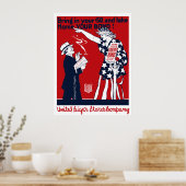 Lady Liberty War Bonds Poster (Keuken)
