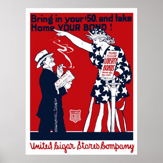 Lady Liberty War Bonds Poster (Voorkant)