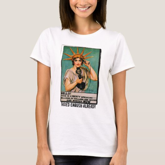 Lady Liberty We hebben nu miljoenen nodig T-shirt (Voorkant)
