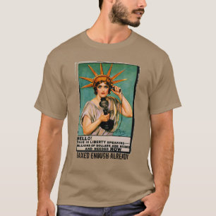Lady Liberty We hebben nu miljoenen nodig T-shirt