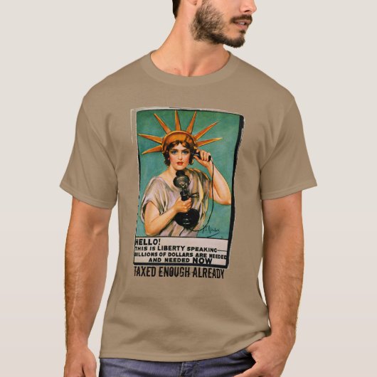 Lady Liberty We hebben nu miljoenen nodig T-shirt (Voorkant)