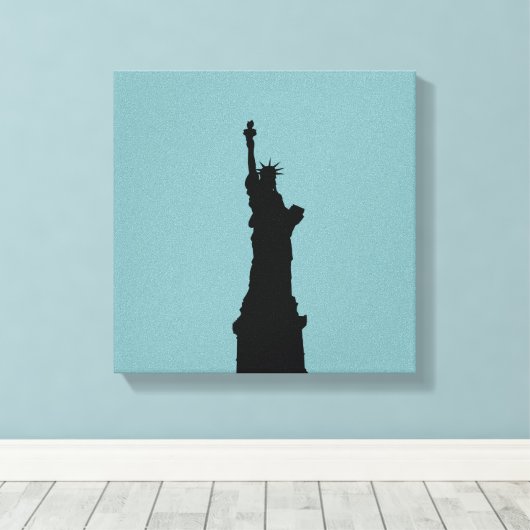 Lady Liberty Wrapped Canvas (Insitu (Houten vloer))